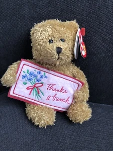 TY - THANKS A BUNCH Bear - Beanie Babies - 4.5" tall 2006 - Picture 1 of 6