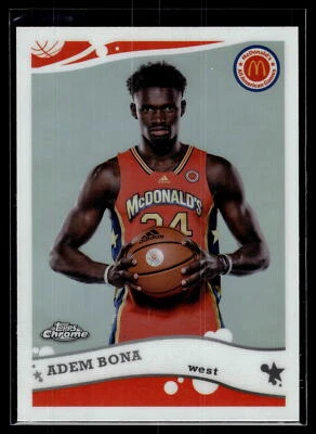 Adem Bona 2022 Topps Chrome McDonald's All American D Card #2K6-22 - Image 1 of 2