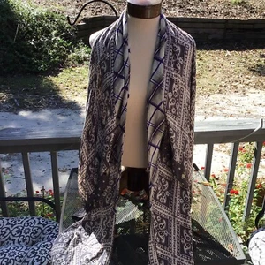 Free People Magic Dance Floral Duster Kimono One Size small/med Gray - Picture 1 of 8