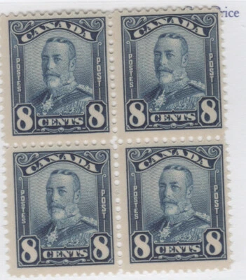 CANADA  #154 Fresh BLOCK OF FOUR never hinged Foto 1 de 2