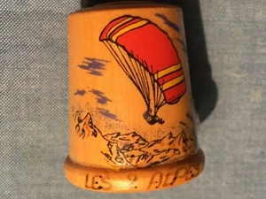 Thimble - The Alps - Wooden Thimble - Picture 1 of 5