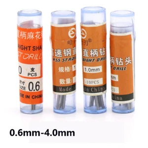 0,6 mm - 4 mm HSS Spiralbohrer Bohrer Metallbohrer für Edelstahl Holz Kunststoff - Bild 1 von 9