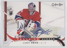 2009-10 O-Pee-Chee Canadian Heroes Auto Carey Price #CBA-CP.2 Auto