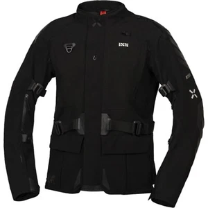 IXS Motorcycle Men's Textile Jacket 4XL - Venture-STX 1.0 - Black - Picture 1 of 2