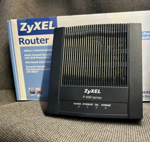 ZyXEL P-660R-T3 V3S Series 1-Port ADSL/ADSL2/ADSL2+ 24 Mbps router ISDN - Bild 1 von 7