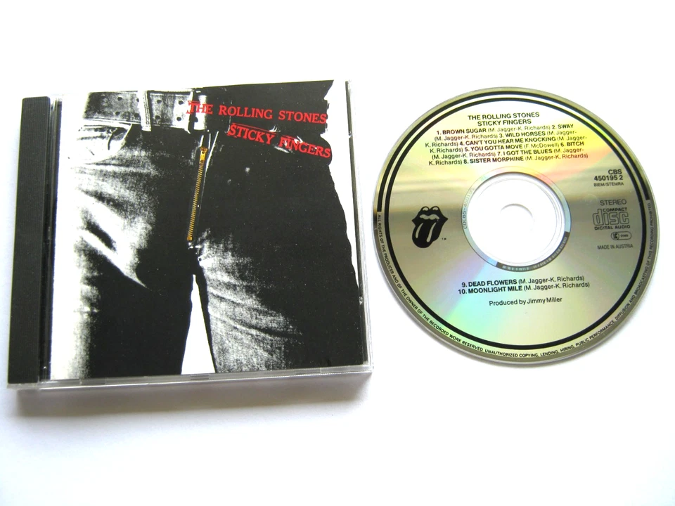 ROLLING STONES Sticky Fingers (CBS 450 195 2; Made in Austria)  Rock CD - Bild 1 von 3