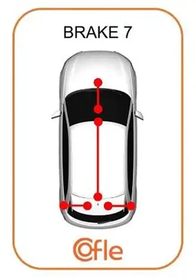 Câble de frein à main arrière 10.9836 COFLE pour MERCEDES-BENZ VIANO - Photo 1/4