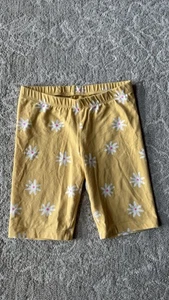 Cat & Jack White and Pink Floral Yellow ShortsSize: Girls Medium 7/8 - Picture 1 of 7