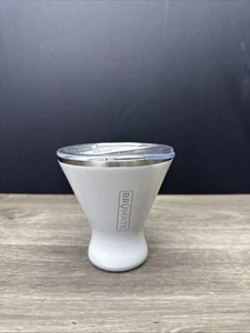 BrüMate MARTINI BECHER 10 Unzen mit SCHIEBEDECKEL ~ weiß - Bild 1 von 5