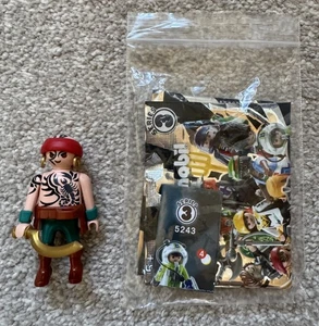 Playmobil Figuren Serie 3 5243 tätowiertes Piratenschiff Ritterburg komplett Tasche - Bild 1 von 1