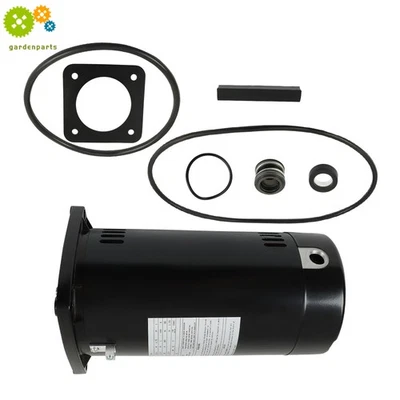 1HP Pool Pump Motor USQ1102 Pool Motor 3450RPM 48Y Frame Square Flange 115/230V - Image 1 of 4