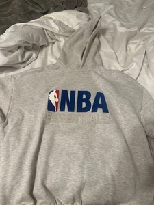 Fear of God Essentials NBA Hoodie - Size Small- Light Heather Grey - NEW - Picture 1 of 3