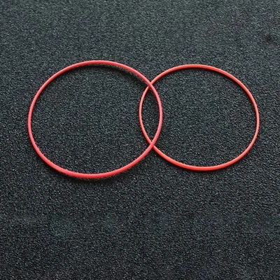 0.9mm Red Watch Gasket Watch Back Case Waterproof Seal Ring 16-42mm Replacement - Image 1 of 4