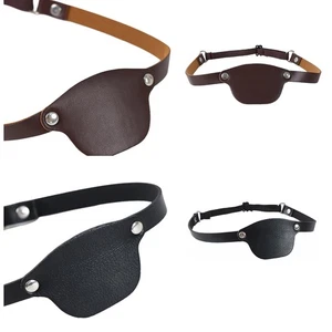 Unisex Adults Party Props 1Pcs Cosplay Mask Durable Eye Patches Halloween Rivet - Picture 1 of 21