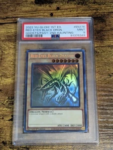Yugioh Red-Eyes Black Dragon GFP2-EN176 PSA 9 Ghost Rare MINT - Picture 1 of 6