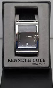 KENNETH COLE U54-03-KC1189 Gray Dial Stainless Steel Mens Quartz Watch w/ Box - Picture 1 of 10