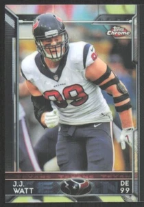 2015 Topps Chrome J.J. Watt #75 - Picture 1 of 2