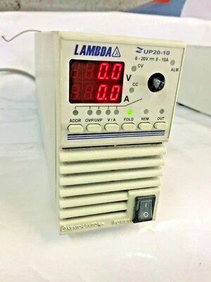 Tdk Labda Zup20-10 Bench Top Power Supplies 200W 0V-20V 0A-10A (MISSING KNOB) - Image 1 of 4