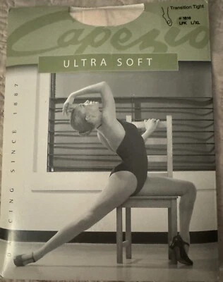 Medias Capezio Transition Ultra Suaves Rosa Claro #1816 LPK Talla L/XL Ballet Dance Foto 1 de 4