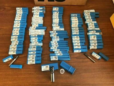 1x - NEW KYOCERA SGS Carbide End Mill 32663 7/16" 5-Flute V-Carb Ti-Namite-A - Image 1 of 4