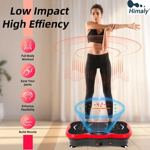 Vibration Plate Exercise Machine Fitness Whole Body Shaper Slim Trainer Gym - Picture 1 of 41