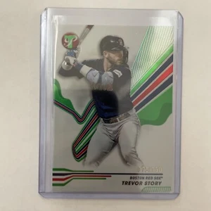 2024 Topps Pristine Trevor Story Green 75/150 Boston Red Sox - Picture 1 of 2