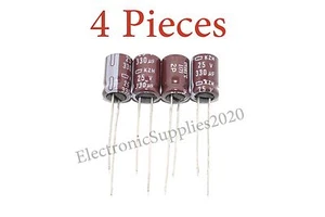 4 Pcs Capacitor Nippon 330uF 25v 105C 8x11.5mm. Radial. US Seller - Picture 1 of 1