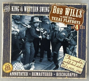 The King Of Western Swing. Bob Wills Complete 1935-1940 audioCDs Very clean! - Picture 1 of 5