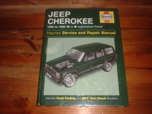 NOS JEEP CHEROKEE 1990S HAYNES WORKSHOP MANUAL, PETROL - Picture 1 of 1
