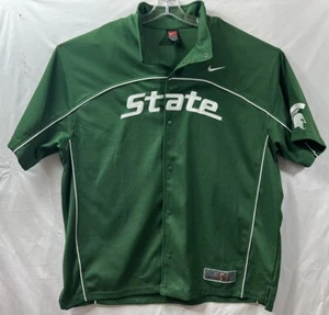 Nike Elite NCAA Michigan State Spartans Basketball Warm Up Short S Jacket XXL - Picture 1 of 6