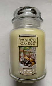Yankee Candle CHOCOLATE CHIP CANNOLI 22 oz LARGE JAR SPRING - Picture 1 of 3