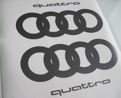 PEGATINAS PUERTA AUDI UR QUATTRO RALLYE CALCOMANÍAS RR WR CUPÉ MB Foto 1 de 4