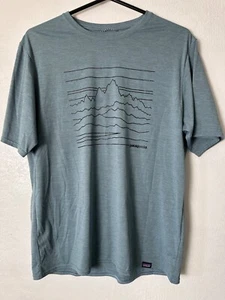 Camiseta Patagonia Cool Diario Gráfico Elastizado Rendimiento Talla Mediana - Imagen 1 de 9