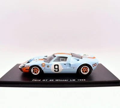Modellino auto racing scala 1:43 Ford GT 40 Le mans Spark modellismo statico - Immagine 1 di 4