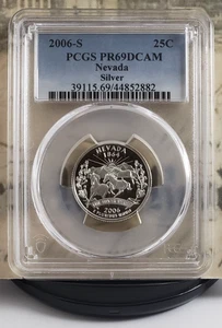 2006-S State Silver Proof Quarter - Nevada - PCGS PR69DCAM - Nice! 2882 - Picture 1 of 6