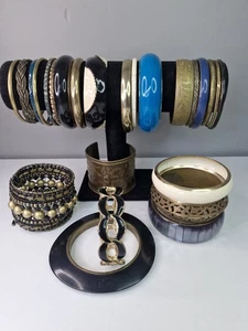 Vintage Chunky Slim Brass Bangles Engraved Job Lot x25 - Bild 1 von 8