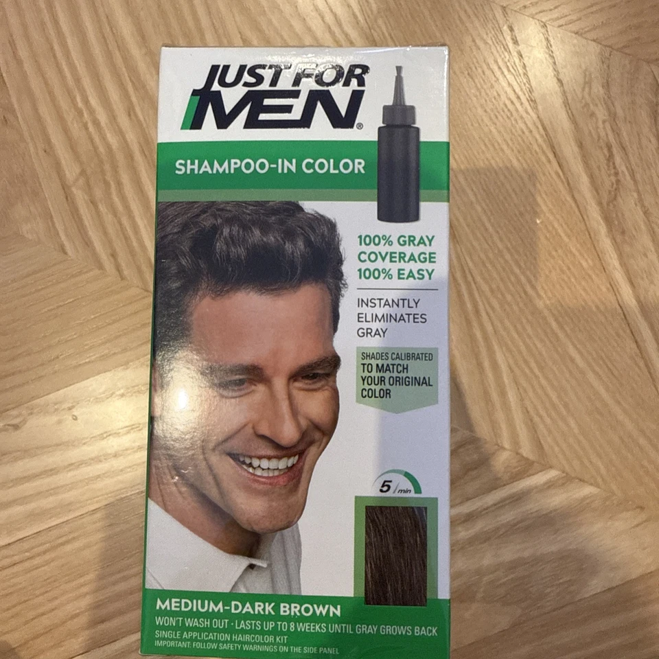 3 Pack Just For Men Restores Hair Color, Medium Dark Brown H40 - Image 1 of 3