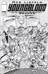 Youngblood Deluxe #1 SDCC 2025 B&W Boceto Variante Rob Liefeld Imagen Exclusiva - Imagen 1 de 1