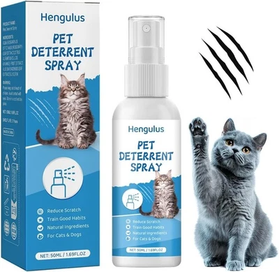 Spray disuasivo para gatos, ingredientes naturales, disuasivo de spray premium para gatos Foto 1 de 4