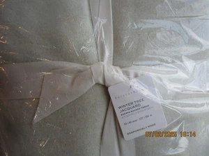 Pottery Barn Winter Tree Jacquard Knit Throw sherpa back Christmas New w tag - Picture 1 of 4