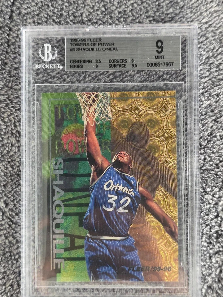 1995-96 Fleer Tower of Power No6 Шакил О'Нил - Изображение 1 из 2