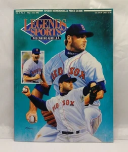 Legends Sports Memorabilia Magazine Vol 5 #3 Roger Clemens con foglio di carta non tagliato - Foto 1 di 4