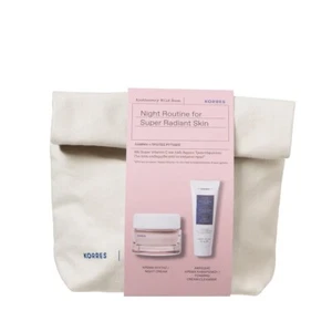 Korres Apothecary Wild Rose Night Cream 40 ml & Yogurt Foaming Cleansing 20 ml - Picture 1 of 1