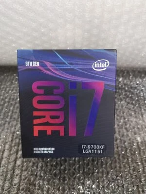 i7 9700KF Intel Core i7-9700KF LGA1151 CPU Processor 3.6Ghz 12MB Cache 8-Core - Image 1 of 4