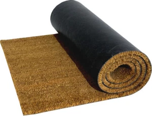 Heavy Duty Natural Coconut Coir, Door Mat Entrance Mat 2mx1mx15mm - Picture 1 of 1