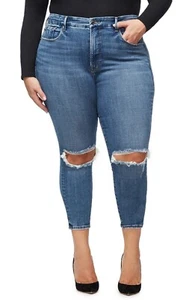 Good American Good Legs Crop Jeans Größe 8/29 Distressed - Bild 1 von 10