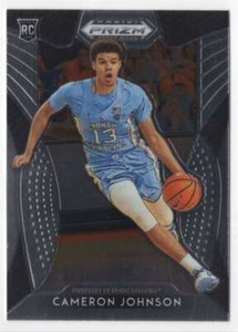 2019-20 Panini Prizm Draft Picks #76 Cameron Johnson 2 RC North Carolina Tar