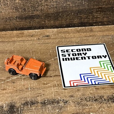 Vintage Midgetoy Jeep Diecast Orange Americana Car Collectible - Image 1 of 4