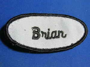 Brian Nome Patch Meccanica Garage Stazione di Servizio Nome Automobile Auto Service - Foto 1 di 2