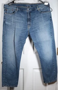 Levi's 502 Blue Denim Jeans Men Pants 48 x 30 - Picture 1 of 6